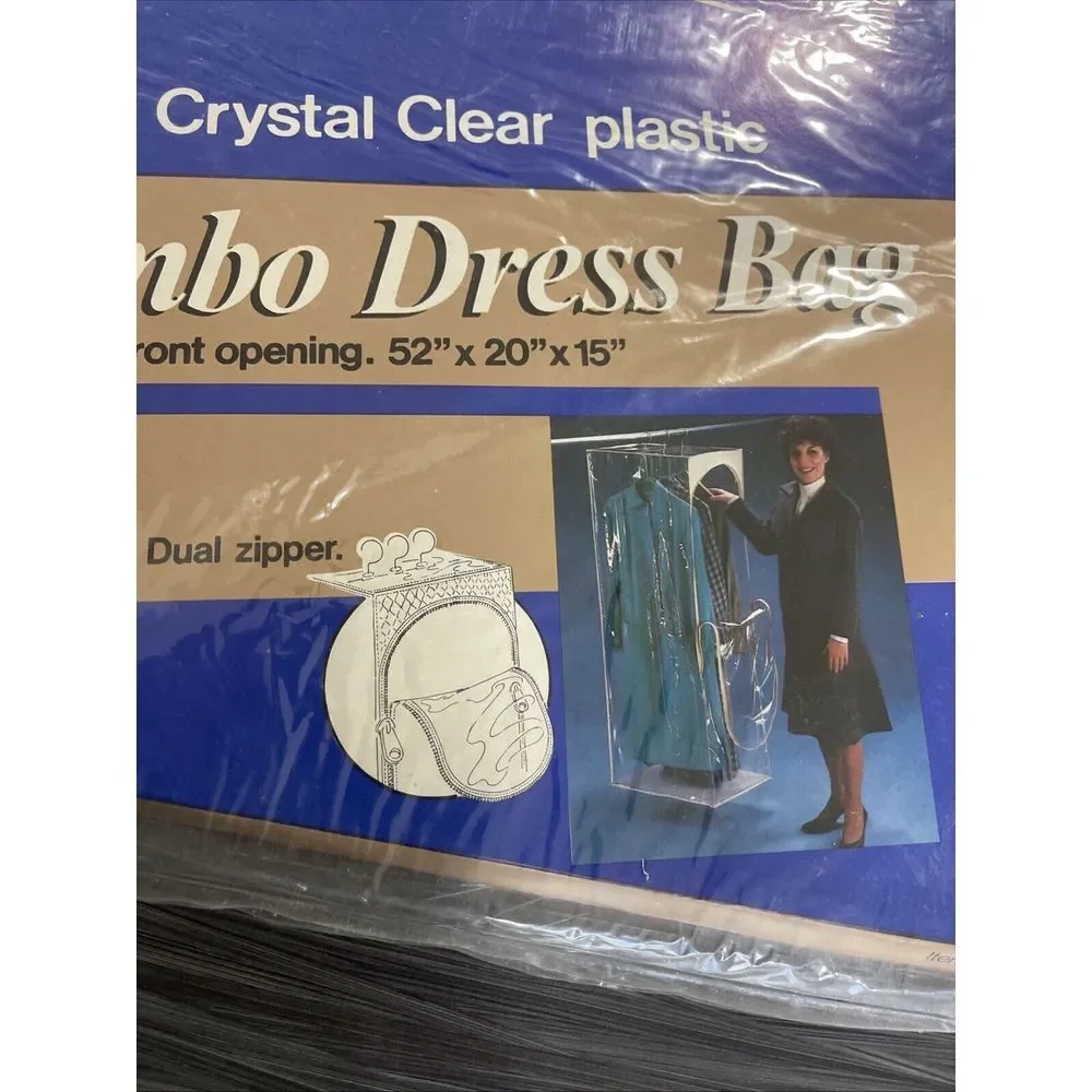 Vintage Clear Jumbo Dress Bag.‎ Decor. 52
